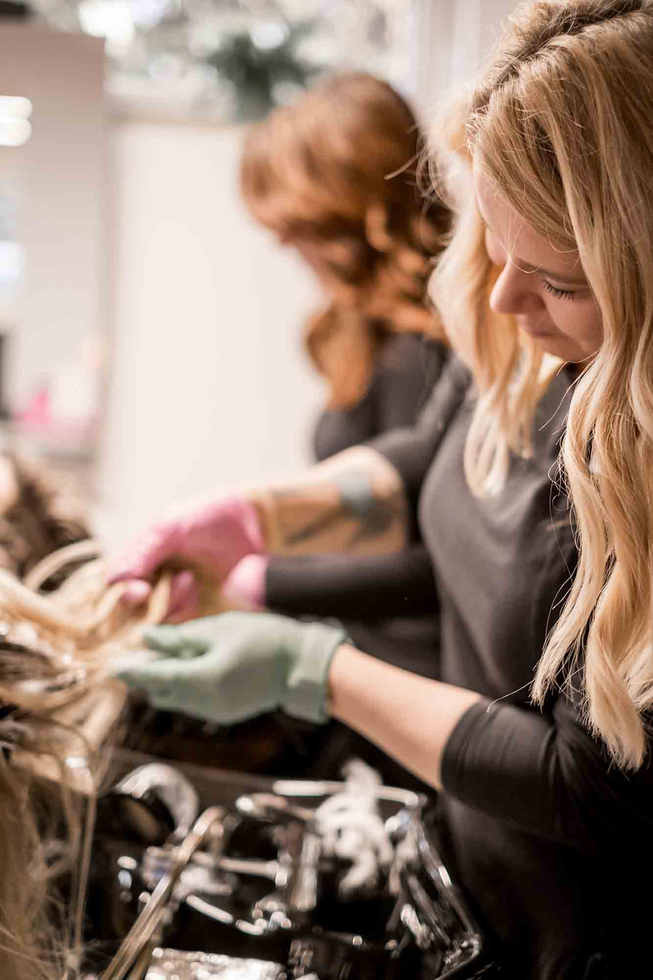 Haare färben bei Haarschneiderei Eimeldingen
